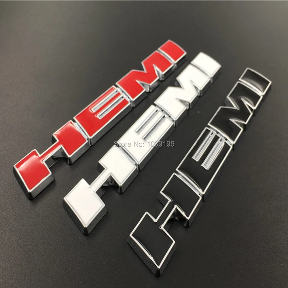 3D HEMI для автомобиля багажник из цинкового сплава значок эмблема заднего корпуса