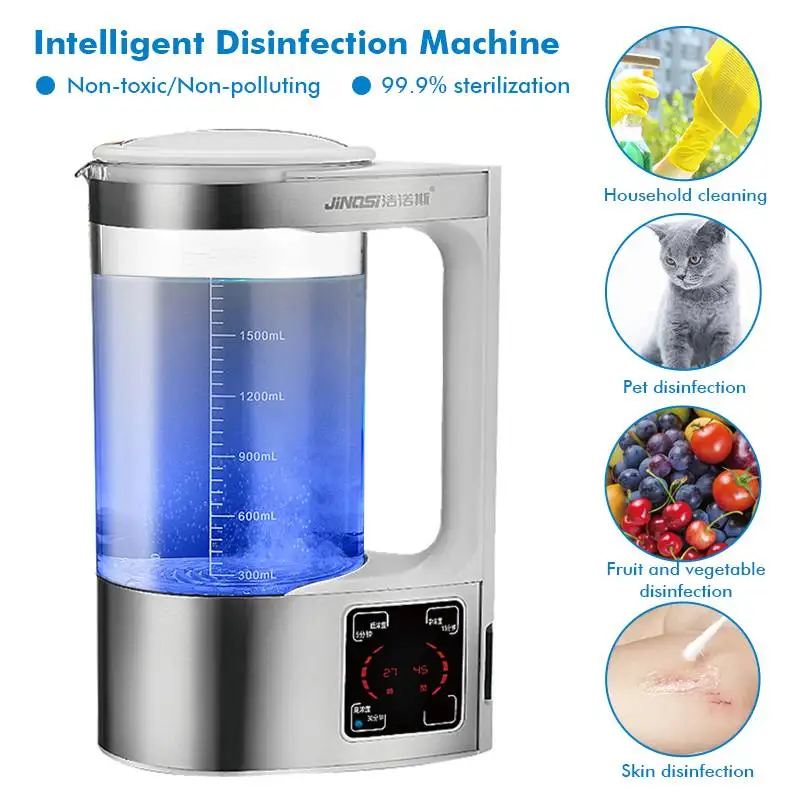 

2019 New 2L Disinfectant Manufacturing Machine 99.9% Sterilization Bleaching Deodorization Household Cleaning For Food Skin Pet