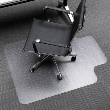 

Translucent Office Chair Mat Carpet Protector with Lip and Non-Slip Studded Backing BPA and Phthalate Free for Low Pile Carpets