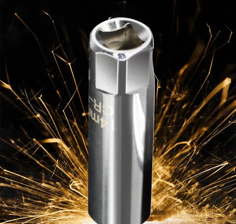 Автомобильный шрапнель 14 мм Spark корпус штепселя 3/8 гнездо запальной свечи тонкая