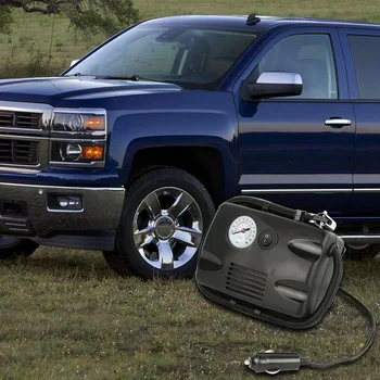 

DC 12V Portable Air Compressor 260PSI Tire Inflator Pump for Car Bicycle Motorcycle Accessories