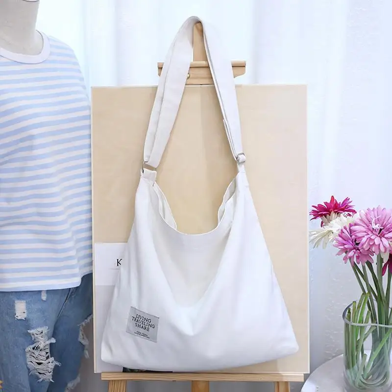 Винтаж для женщин Холст сумки Crossbody Сумка Женская на плечо Дамы Большой ёмкость