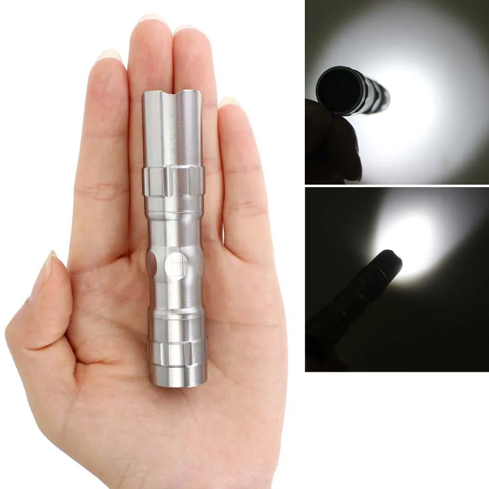 3 Вт мини LED étanche ультра яркий torche Кемпинг Argent | Лампы и освещение