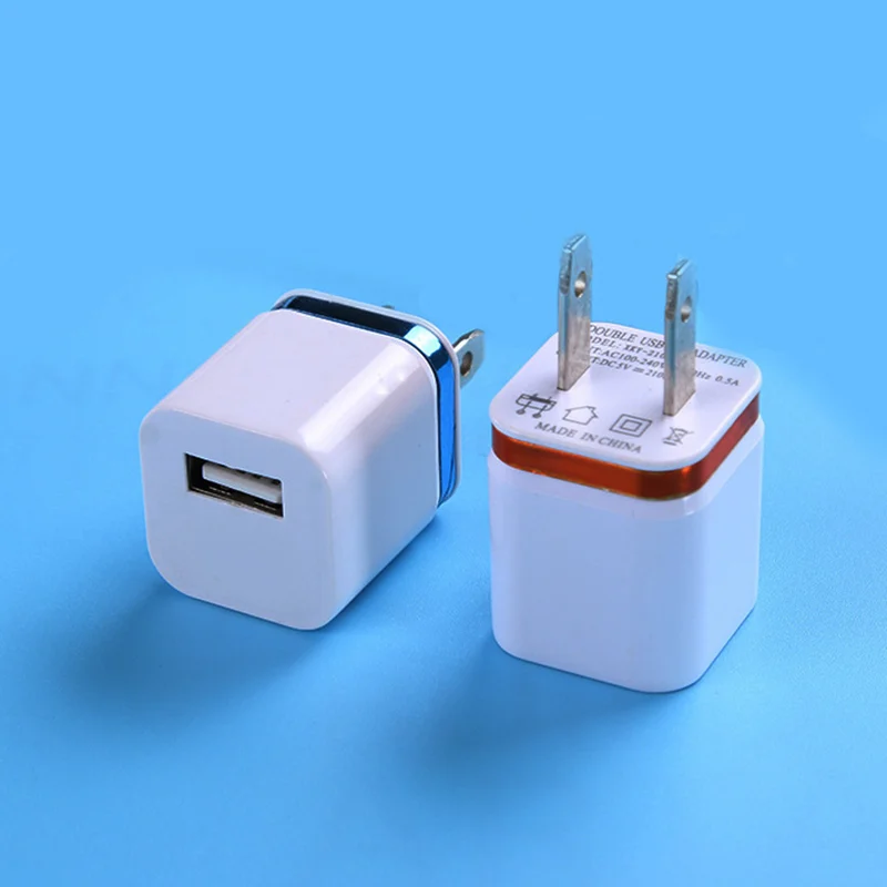 Универсальное 2 порта USB настенное зарядное устройство дорожный адаптер 5В 1А для