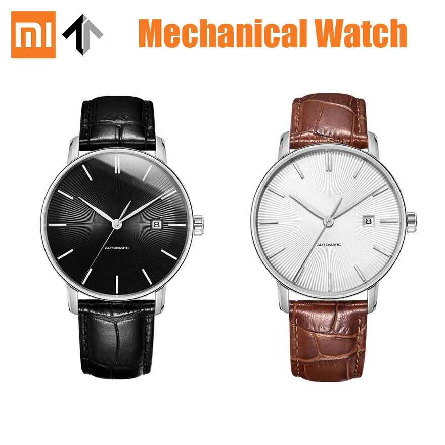 

Xiaomi TwentySeventeen Mechanical Watch 50ATM waterproof With Fully Automatic Mechanical Movement Sapphire Surface Leather Strap