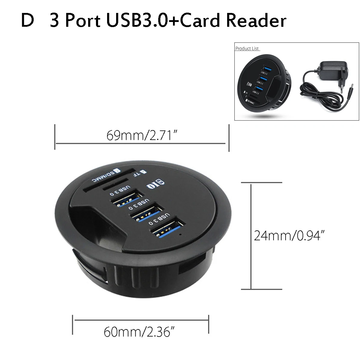 USB 3 0/2 0 адаптер для зарядного устройства 5 типов|USB-хабы| |