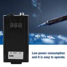 Паяльная станция 305 Портативный Регулируемый Температура цифровая паяльная станция Утюг t12