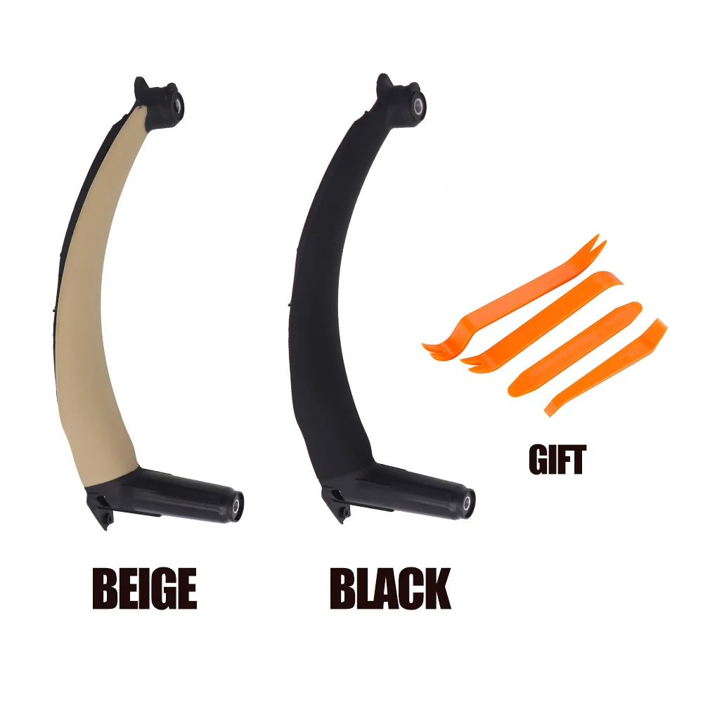 Inner Door Handle For BMW E70 E71 E72 X5 X6 Panel Pull Trim Cover<br /> 5141 6969 401 5141 6969 402 Black Beige-in Interior Door Handles from <br />Automobiles