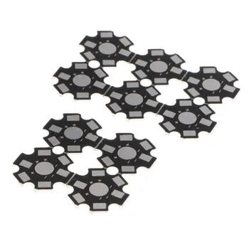 

50pcs aluminum base plate High powe led lamp bead heatsink radiator bases Single bead mount holder Dia 2cm