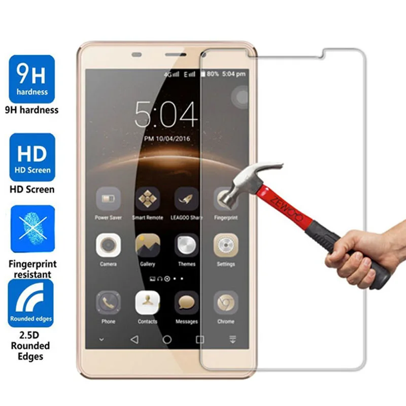 

Clear Tempered Glass For Leagoo M13 T8 Power2 Xrover M8 Pro M5 Plus S9 S8 T8S T5C Ultra Slim Protective Screen Protector Film