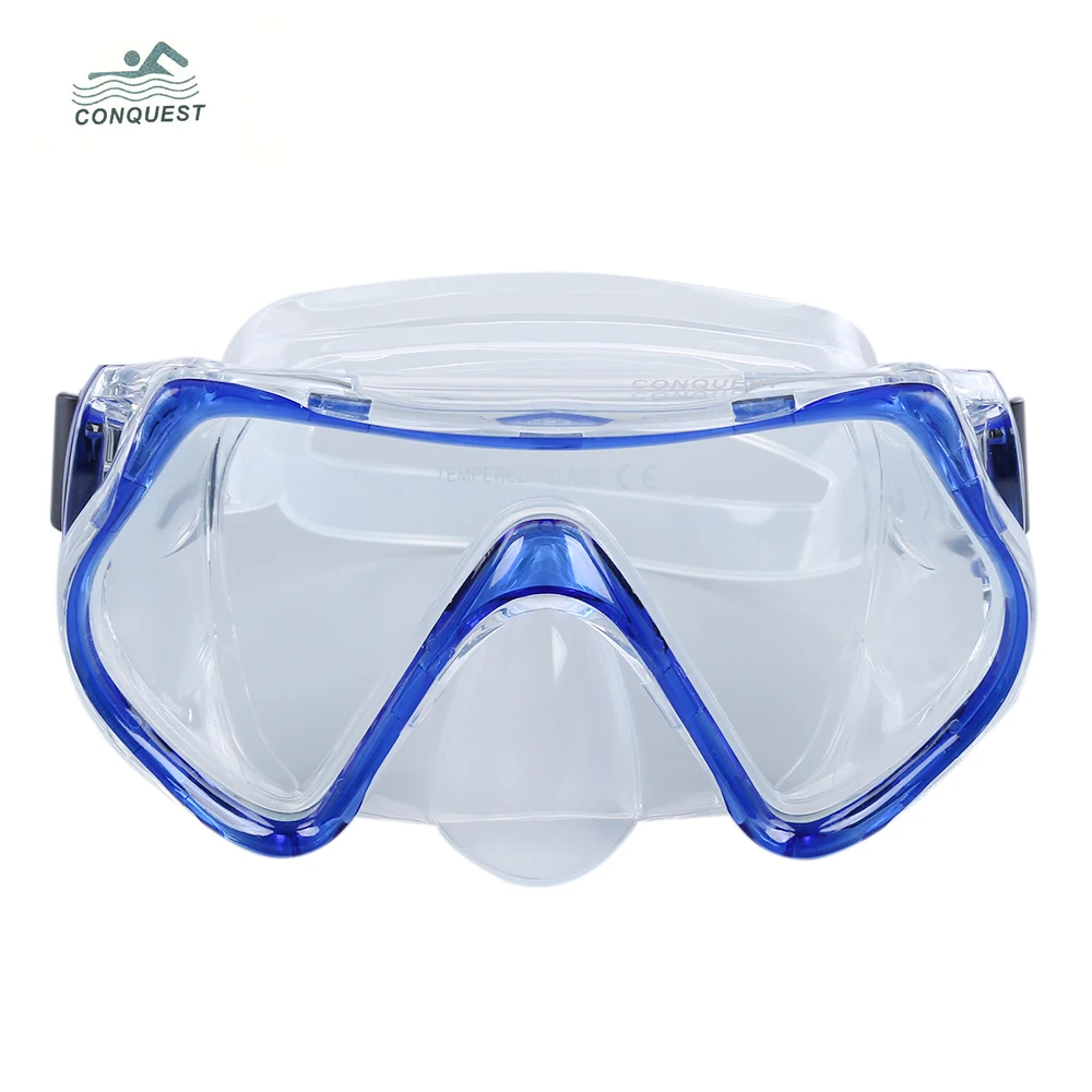 

Conquest Unisex Swim Eyewear Water Resistant durable Swimming Diving Mask Goggles with Adjustable silicon strap