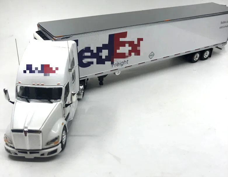 

New Specials Cast Metal 1:53 Express Container Container Truck Simulator Alloy Car Model Free Shipping