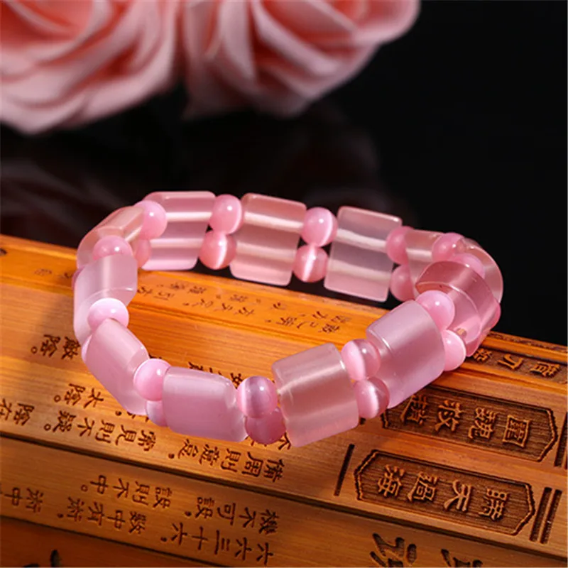 Glam Luxe опал браслеты и для девочек подростков Pulseiras Femininas эластичные|Браслеты с