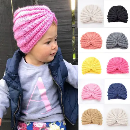 

Kids Baby Cotton Hats Knit Beanie Soft Cotton Casual Girl Boy Knit Hat Toddler Infant Kid Cap Warm