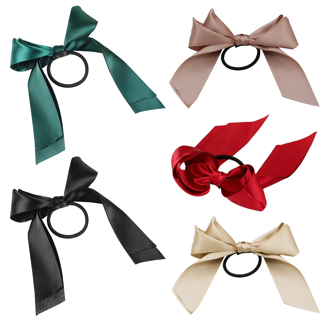 

Hair ribbon is melting large ribbon bow knot hair circle popular bow knot literary hair rope