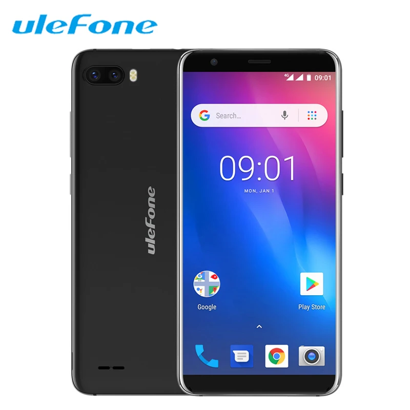 

Ulefone S1 Pro 4G Smartphone Android 8.1 5.5 inch 18:9 MTK6739 Quad Core 1GB RAM 16GB ROM 13MP+5MP Rear Dual Camera Mobile Phone