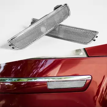 

VODOOL 2Pcs Clear Car Front Rear Bumper Side Marker Lights Turn Signal Light Lamp For VW Passat B5.5 2001-2005 Car Styling Light