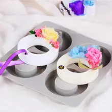 DIY воск для ароматерапии силиконовая форма мыло цветок свеча глина ремесла подарки украшения ароматическая свеча формы