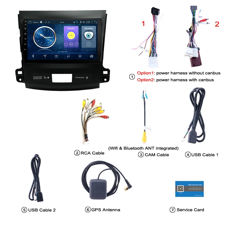 Clearance Android 8.1 full touch screen 9 Inch car gps radio navigation For Mitsubishi Outlander 2006 2007 2008 2009 2010 2011 2012 5