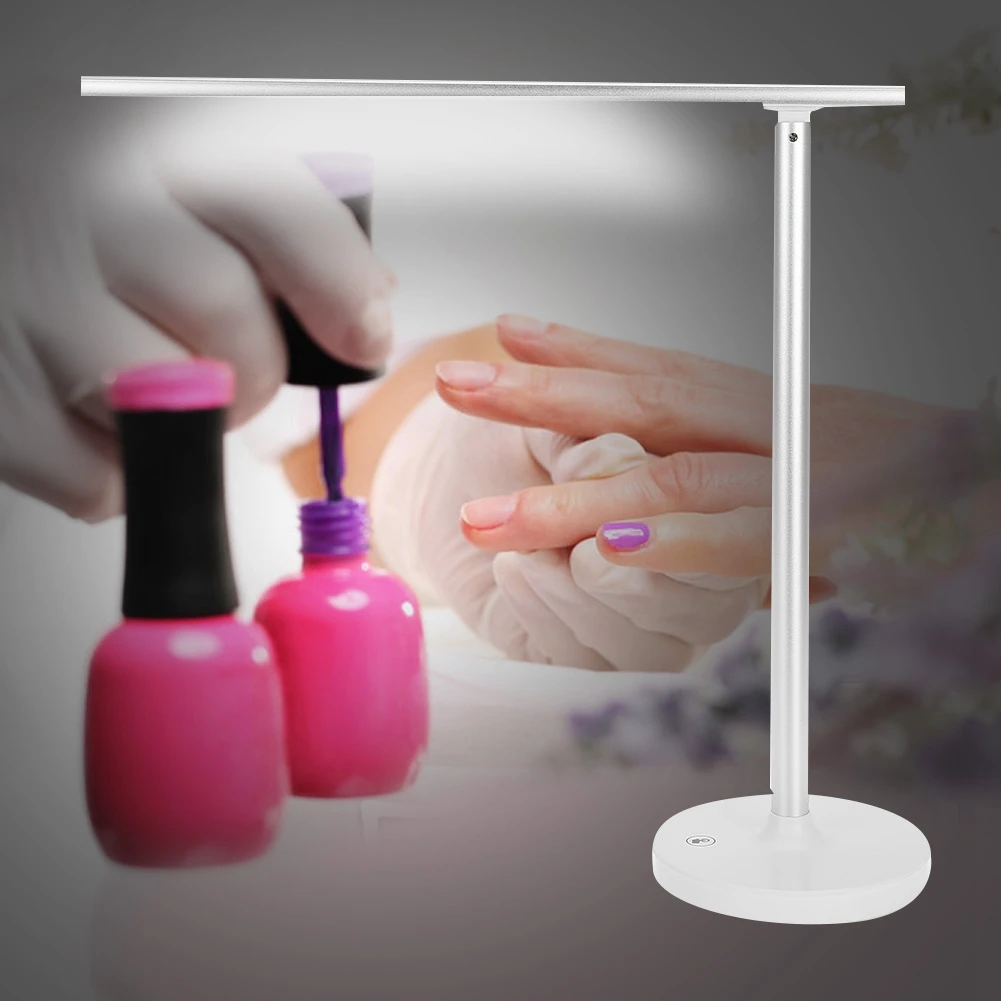 USB LED сенсорный выключатель Настольная лампа Защита глаз дизайн ногтей