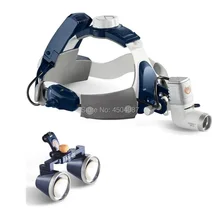 2.5X420mm Medical Loupes Binocular Magnifier Medical Dental Surgical Loupes+ 5W LED Medical Headlight Headlamp 2 Battery цена 2.5X420mm Medical Loupes Binocular Magnifier Medical Dental Surgical Loupes+ 5W LED Medical Headlight Headlamp 2 Battery цены онлайн