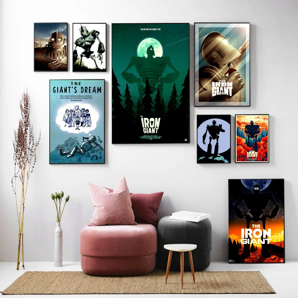 

Iron Giant Movie Figure Artwork Wall Art Canvas Painting Poster For Home Decor Posters And Prints Unframed Decorative Pictures