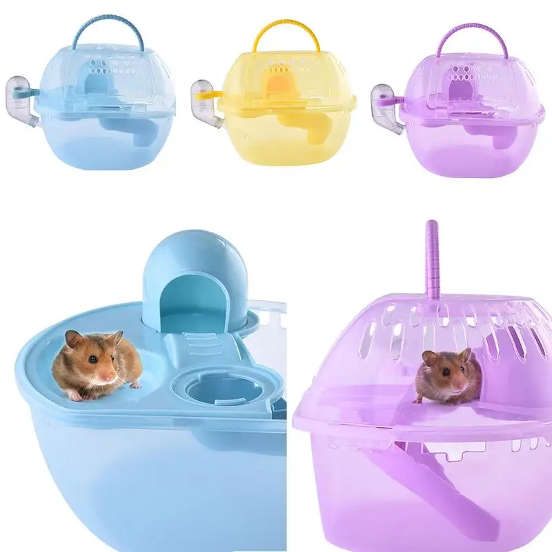 

Hamster Crystal Cage Small Pet House Small Pet Out Of The Cage Detachable Easy To Clean Small Pet Supplies