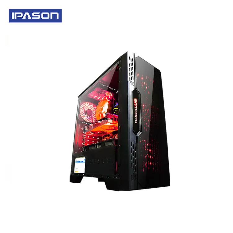 Игровой ПК IPASON A5 AMD Ryzen5 2400G DDR4 4G 8G ram 120G+ 1T SSD/игровые карты 1050TI настольный компьютер