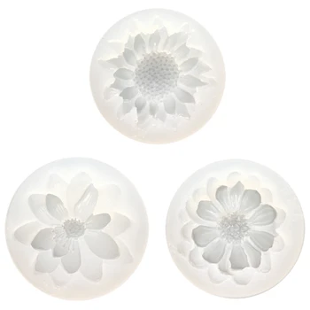 

Diy Silicone 3D Flower Moulds Mold Resin Jewelry Pendant Making Tool Crafts