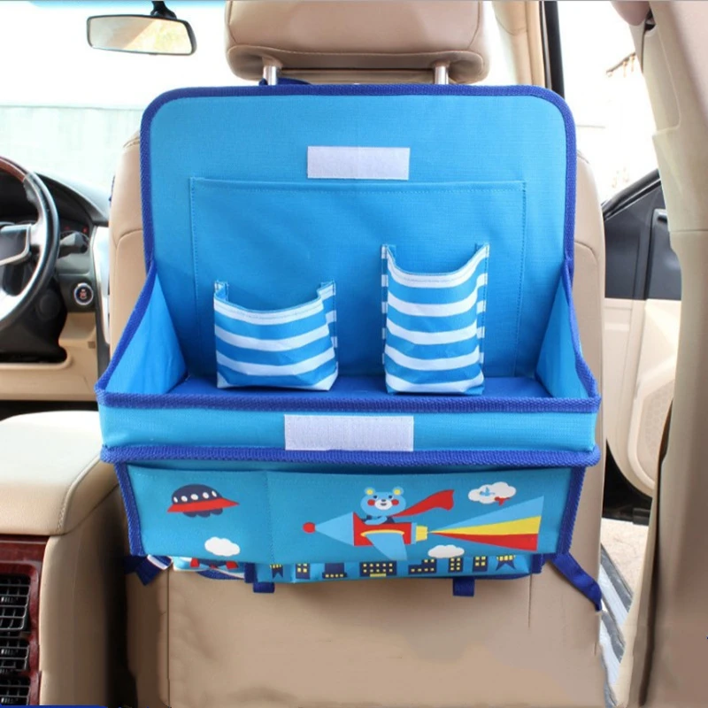 

Car Organizer For Kids Oxford Cartoon Auto Organizers Back Seat Child Dining Table Storage Box Organizador Car Accessories