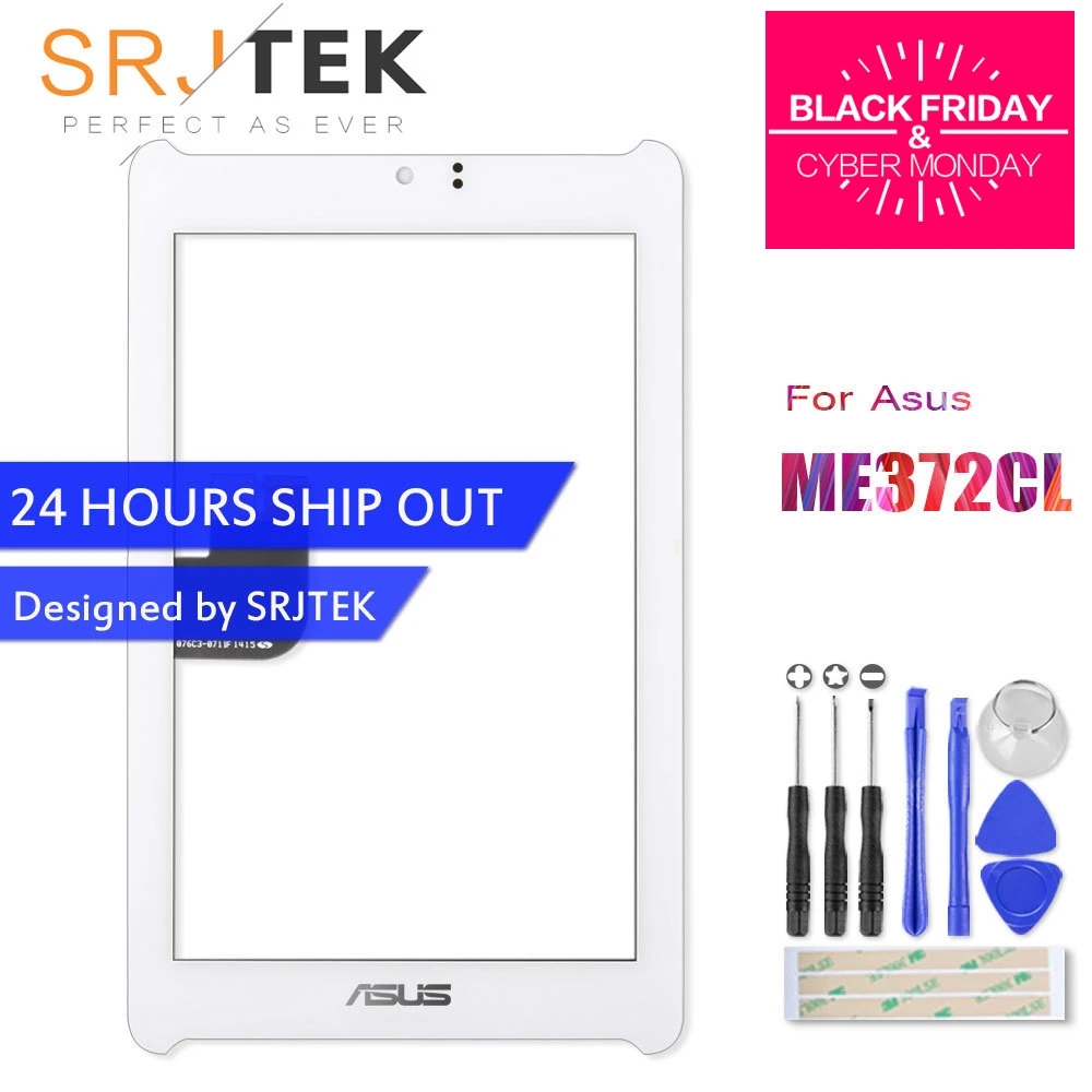 Miglior Stjtek 7   Dello Schermo di Tocco di Bianco Per ASUS Fonepad 7 LTE ME372CL K00Y Digitizer Vetro Sensor Parti di Ricambio ME372 CL touchscreen