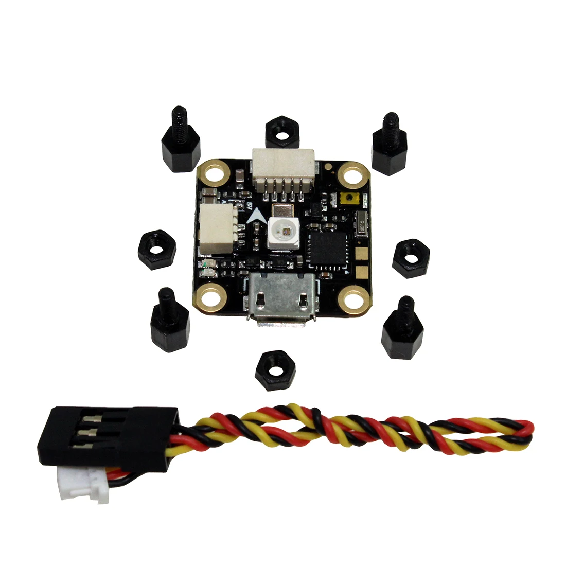 

HAKRC LEDF4 1S Flight Controller 20x20MM F4 Integrated Board OSD LED Strip for Indoor FPV Racing Drone DIY Quadcopter Accessory