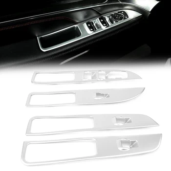

Stainless Steel Inner Window Switch Panel Cover Trim For Ford Explorer 2016 2017 2018