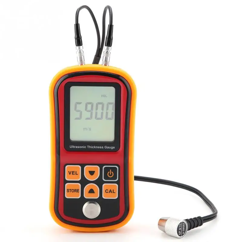 

GM100 Thickness Gauge Tester Ultrasonic Thickness Gauge 1.2-220mm Steel Width Testing Monitor Width Measuring Instrument Tool