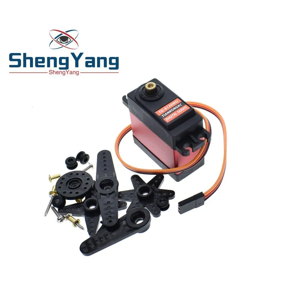 

ShengYang TD-8120MG Waterproof Metal Gear Digital Servo with 20kg High Torque 180Angle for RC Remote Control Car Model Vehicle
