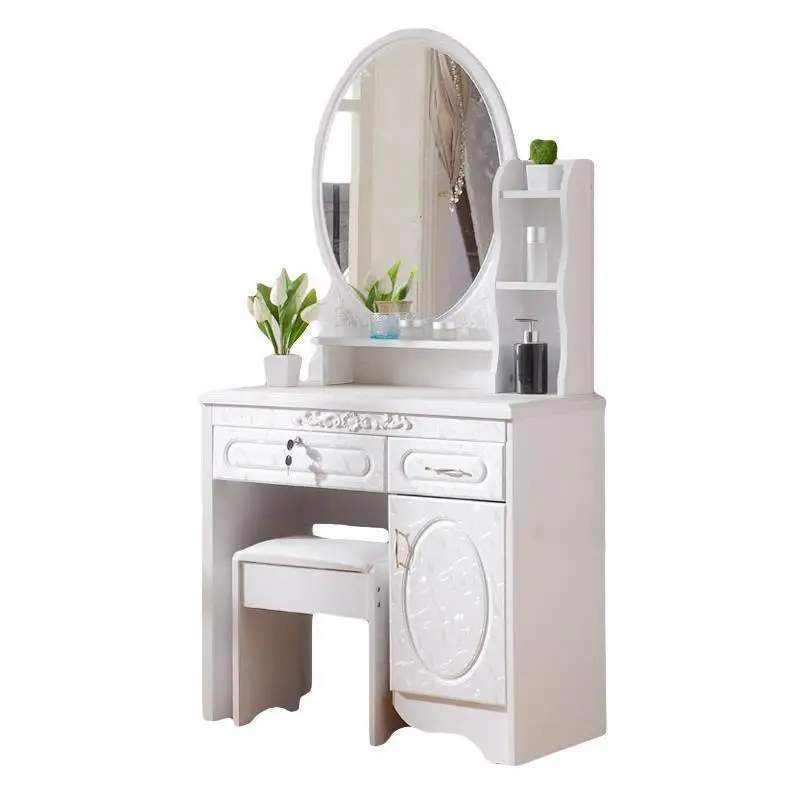 

Set Vanity Maquiagem Dormitorio Dressing Cabinet Mesa De Maquillaje European Wood Quarto Table Korean Penteadeira Dresser