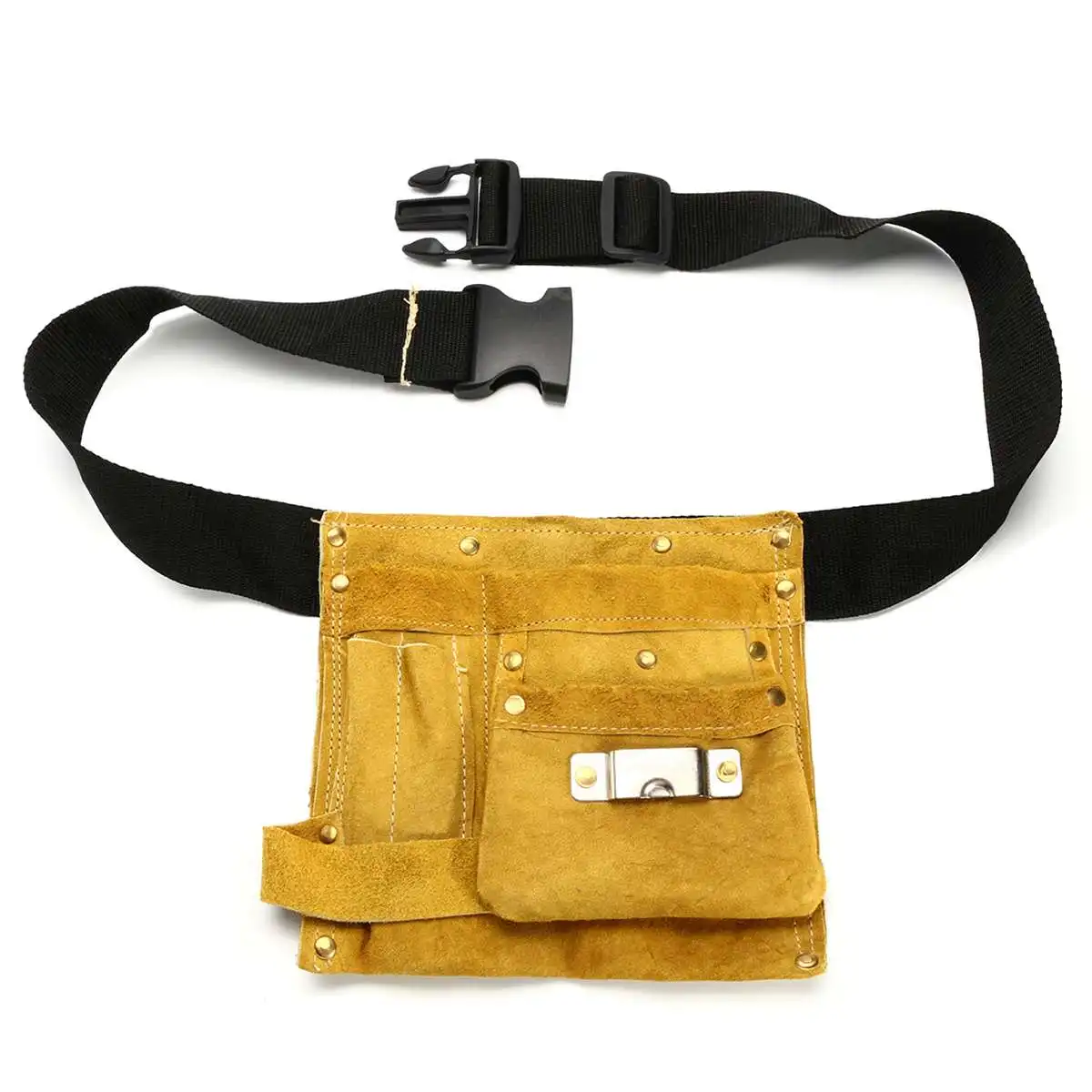 

8/14 Pockets Leather Waist Tool Belt Pouch Bag Screwdriver Kit Repair Tool Holder Portable Carpenter Electrician Accessories