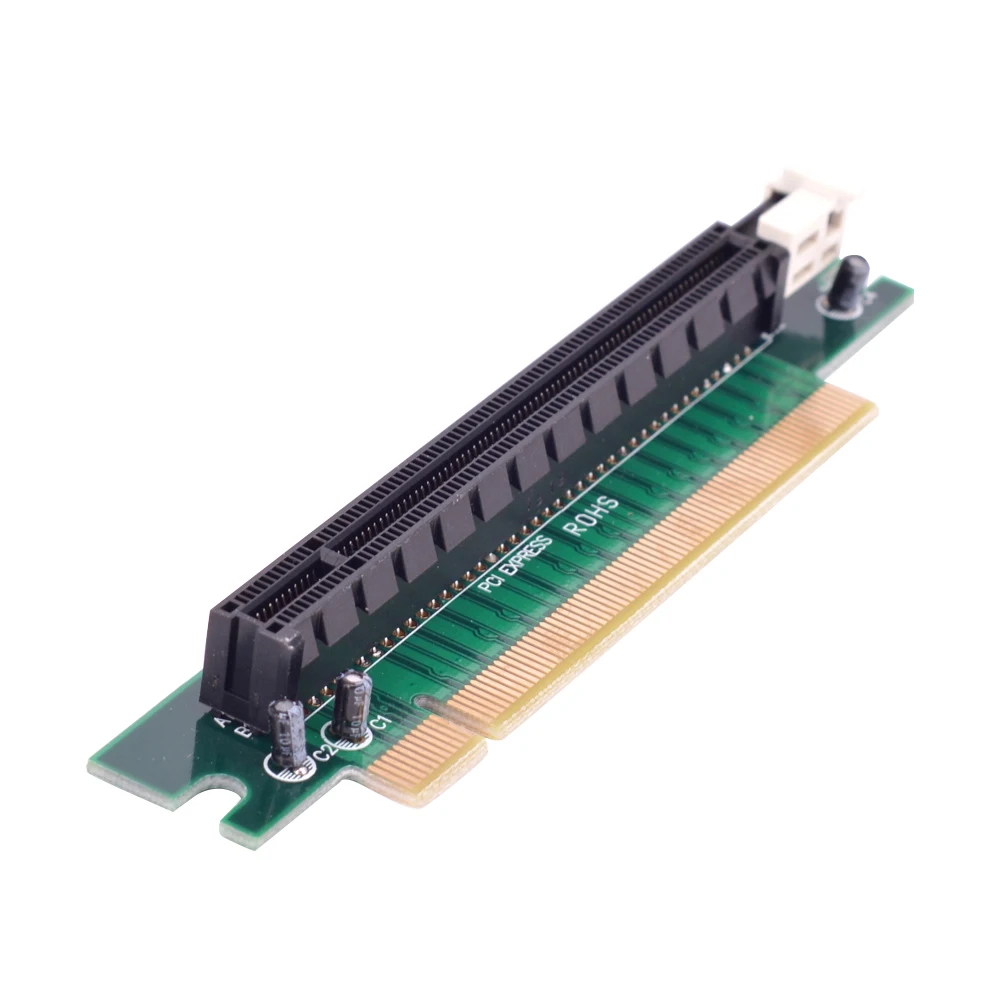 90 ° градусов Pci E Express 16X правый угол расширитель протектор переходника