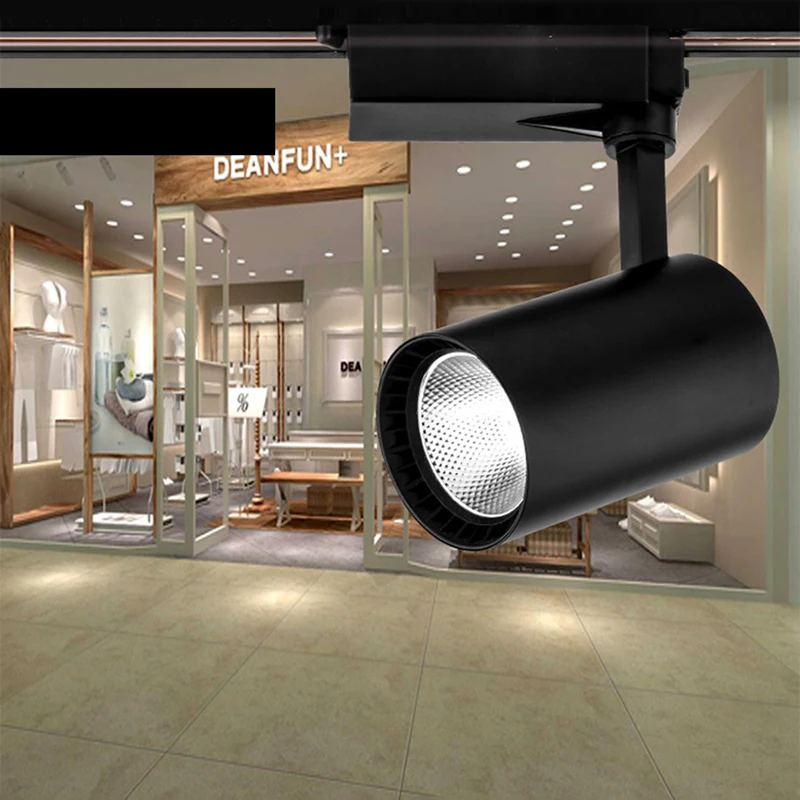 

LED Track Light 20W COB Track Lamp Lights Rail Spotlights LED Tracking Fixture Spot Lights Reflectors Clothes Store
