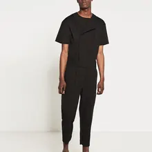 S-5XL! мужская одежда Модный повседневный свободный спортивный костюм весенне-летние брюки тонкие комбинезоны брюки с коротким рукавом костюмы певицы