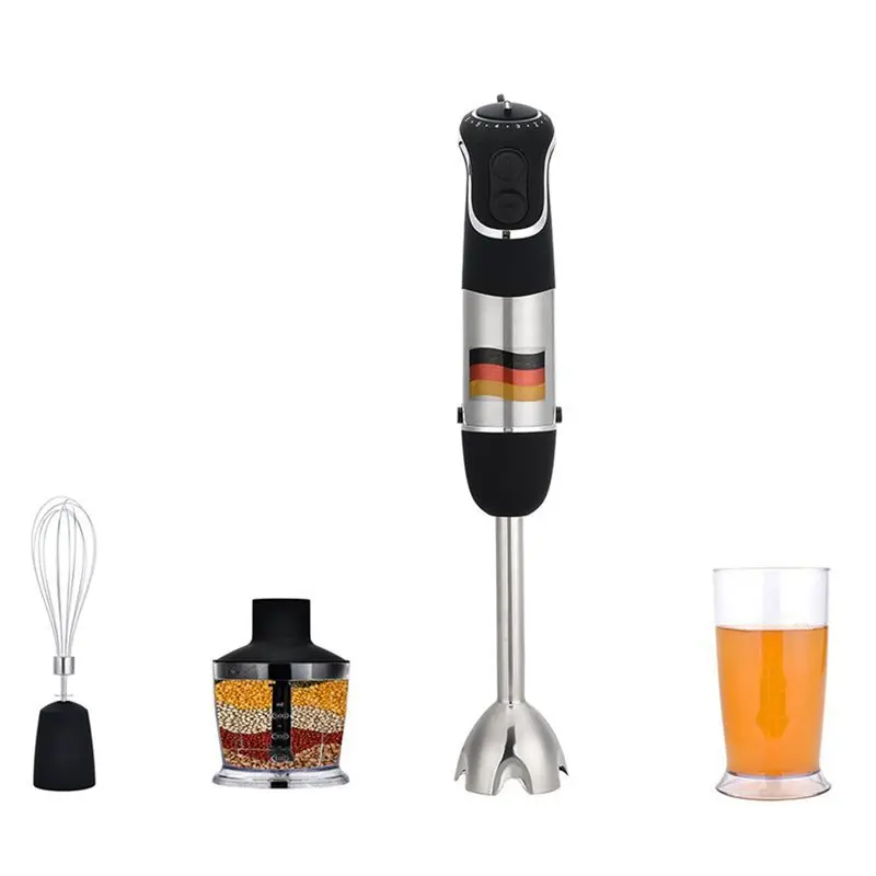 

Hand blender Set MQ735 100V-120V powerful 3-in-1 Dip Blender with chopper, whisk and tumbler attachment, Food and blender rod
