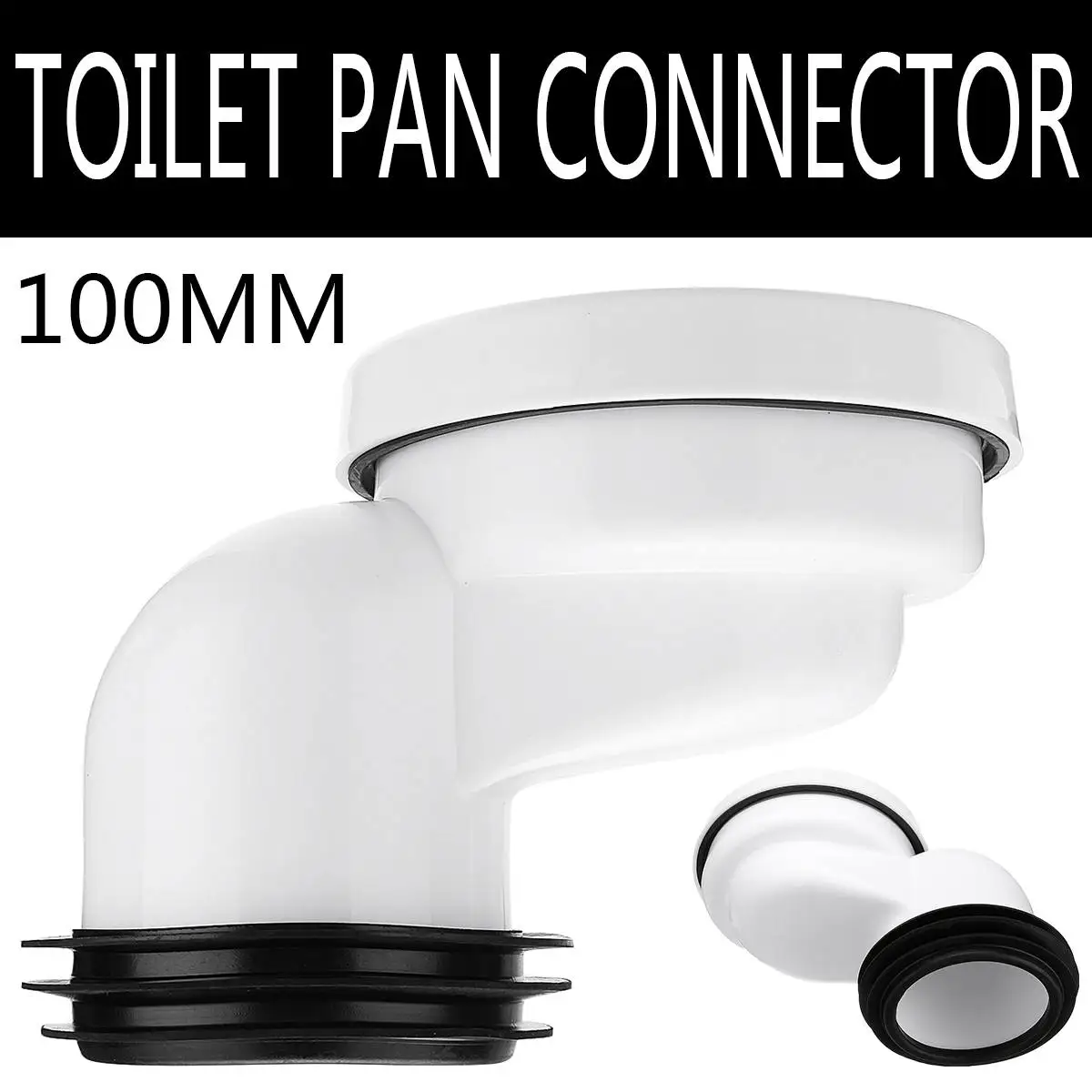 100 مللي متر PVC مرنة السباكة خراطيم 90 درجة L عازمة المرحاض النزوح جهاز WC النفايات عموم موصل استنزاف الأنابيب كيت