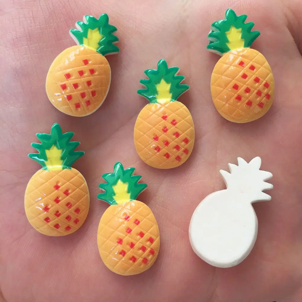 

20PCS Resin Hand Painted Variety of Fruits Flatback Stone Children Scrapbook DIY W174*2