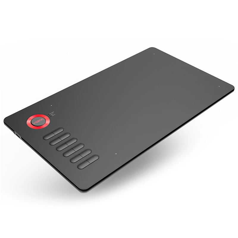Koop Veikk A15 10X6 Inch Digitale Tekening Tablet 0.9 Cm Professionele Grafische Tablet 8192 Niveaus Schrijfblok Met Batterij  Gratis Pen