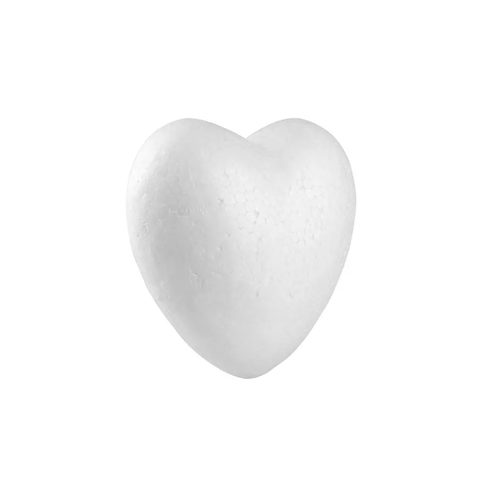 В форме сердца цветок эмбрион моделирование пенополистирол пенопласт белый ремесло для DIY Рождественская вечеринка Декор поставки подарки x