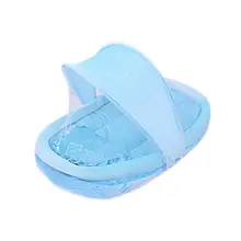 Удобная Мягкая кроватка детская складная москитная сетка детская противомоскитная сетка дышащая детская складная сетка детская кроватка кронштейн подкладка