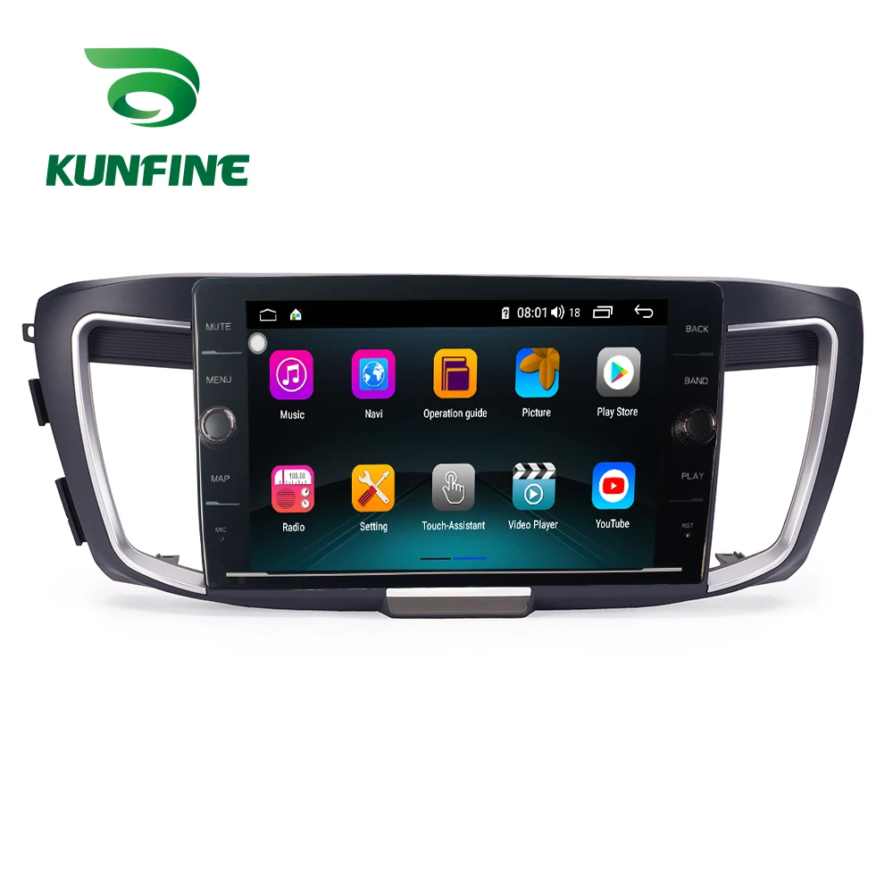 Excellent Octa Core ROM 64GB Android 8.1 Car DVD GPS Navigation Player Deckless Car Stereo For Honda Accord 2014-2017 Radio Headunit 1