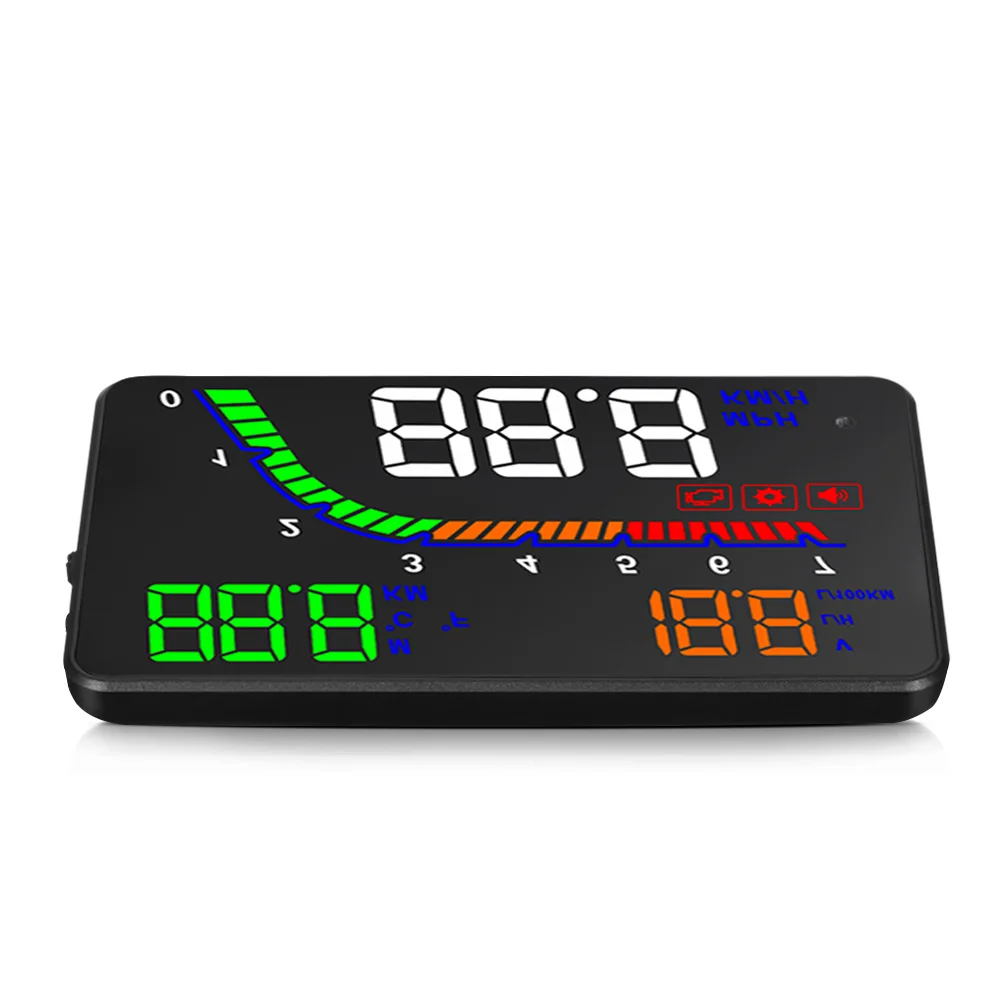 Портативный T100 автомобиль Smart Digital OBD2 HUD Дисплей превышение скорости