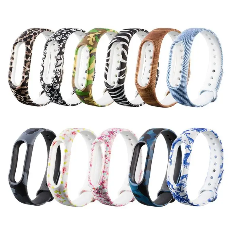

Colorful Silicone Strap for Xiaomi Mi Band 2 Wristband Colorful Replacement wrist strap Belt for Miband 2 smartband Accessories