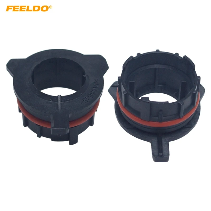 FEELDO 2X H7 LED Headlight Bulb Base Holders For Benz SLK BMW E39 1/5 Series E60 520 light Clip Retainer Adapter | Автомобили и